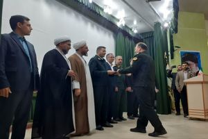 آیین تکریم و معارفه فرمانده انتظامی شهرستان اهر