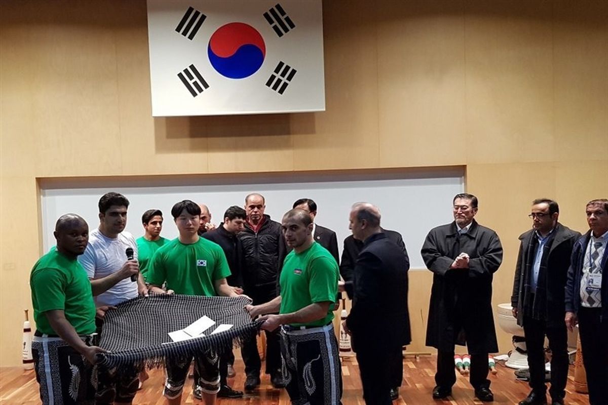 گلریزان کره شمالی برای کمک به زلزله زدگان کرمانشاه