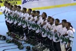 تیم ملی اسکیت هاکی ایران مقابل لهستان شکست خورد