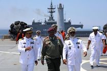 کارکنان ناوگروه نیروی دریایی چین و آفریقای جنوبی در ناوبندر مکران و ناوشکن شهید نقدی حضور یافتند