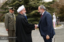 استقبال رسمی رییس جمهوری از نخست وزیر ارمنستان