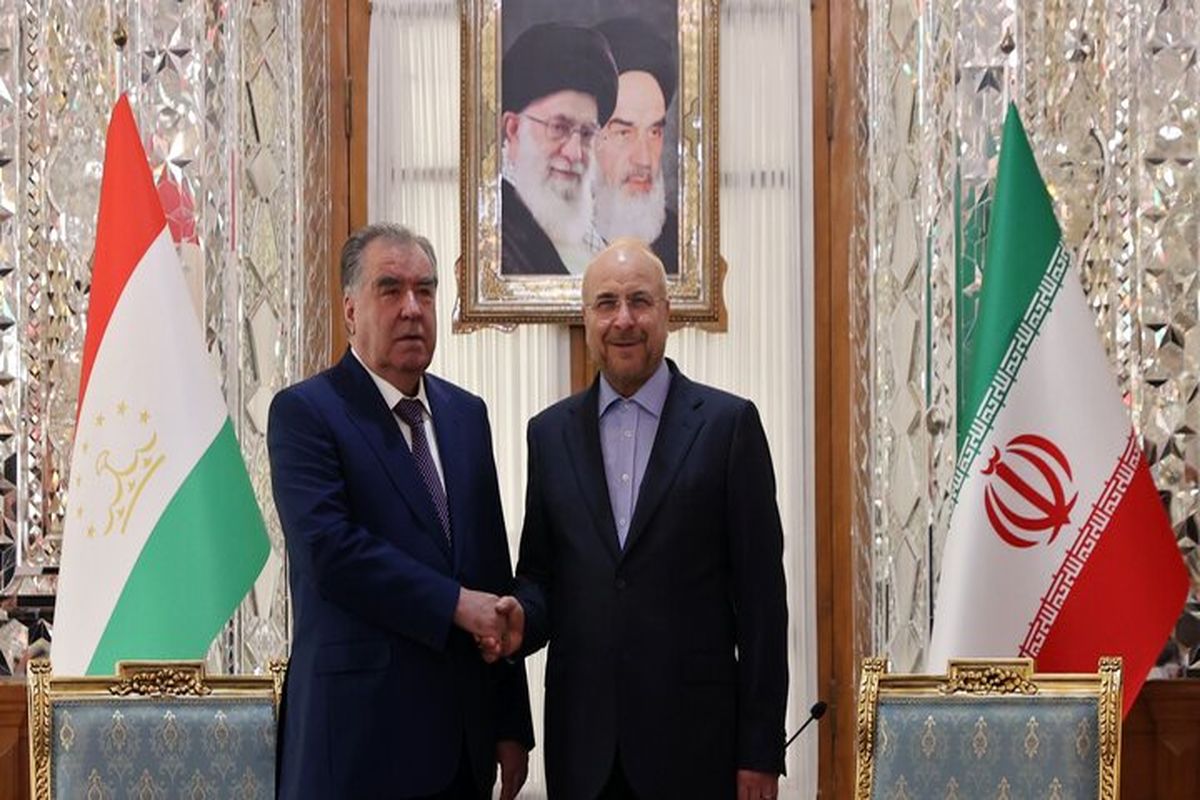 قالیباف و رئیس جمهور تاجیکستان