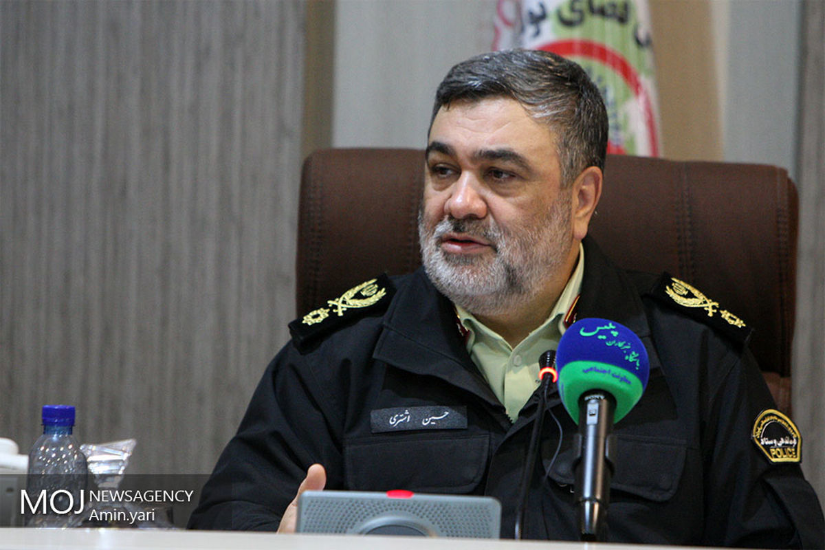 سردار حسین اشتری فرمانده نیروی انتظامی