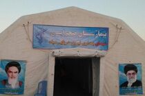 بیمارستان سیار نیروی دریایی سپاه در گیلان احداث شد