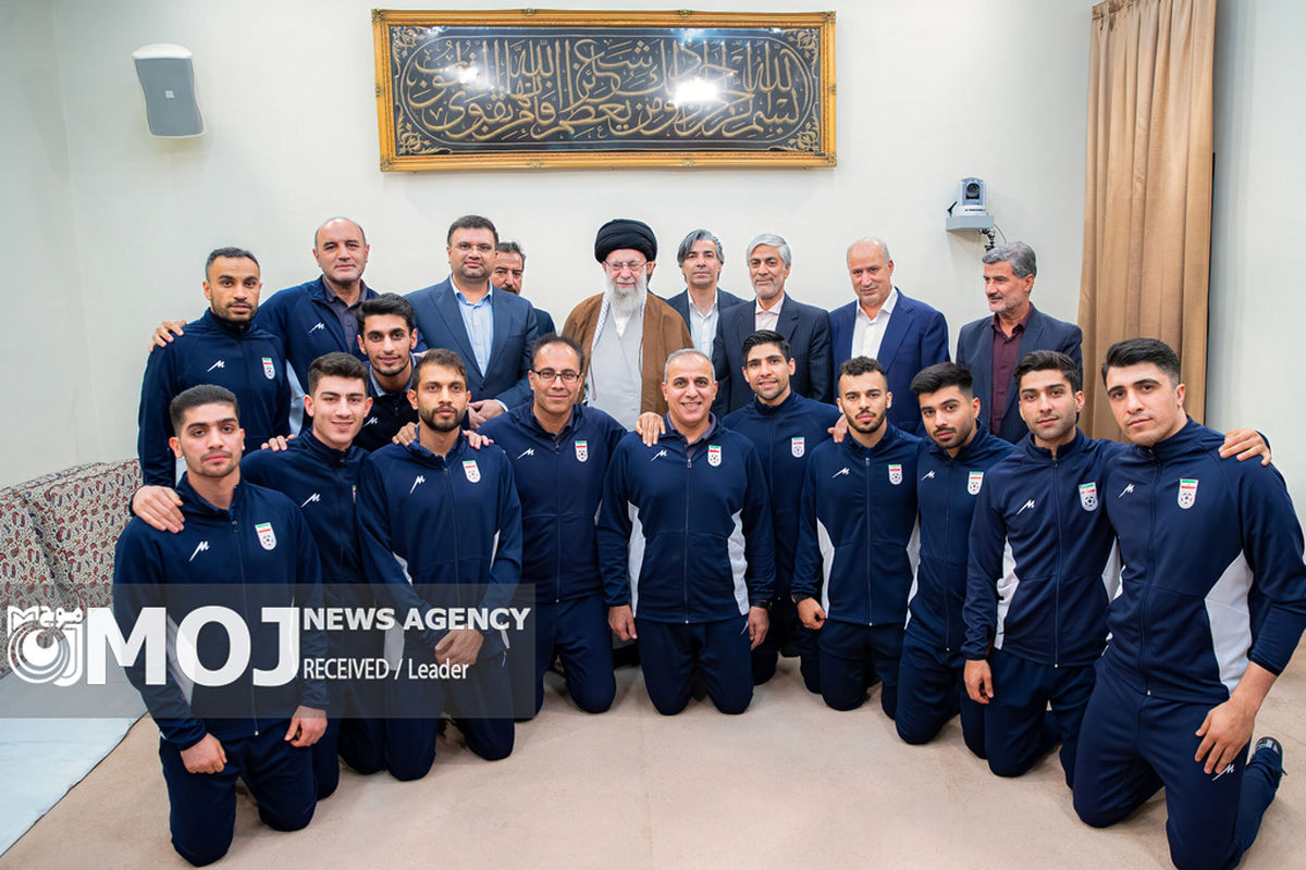 دیدار تیم ملی فوتسال با رهبر معظم انقلاب اسلامی