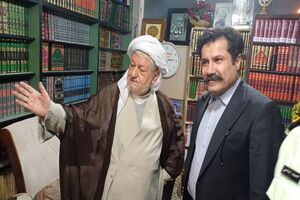 معاون رئیس جمهور با ماموستا قادری امام جمعه پاوه دیدار کرد