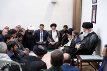 جمعی از مسئولان و دست‌اندرکاران حج با رهبر معظم انقلاب دیدار کردند