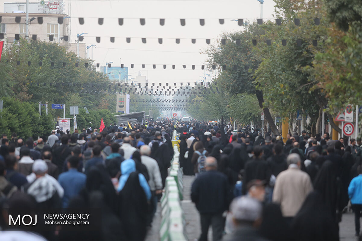 راهپیمایی جاماندگان اربعین حسینی در تهران (۲)