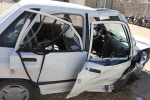 واژگونی خودرو حامل پرستاران جاسکی/مصدومین با بالگرد به بندرعباس منتقل شدند