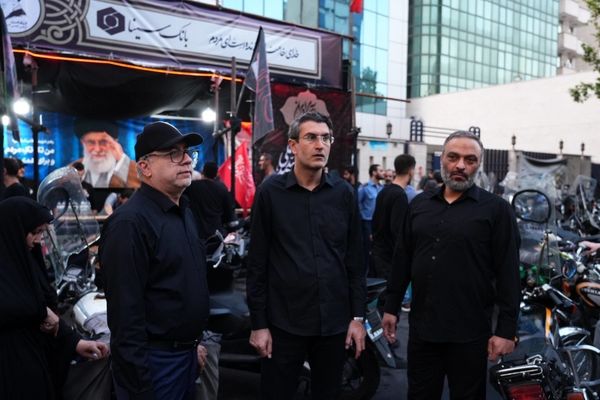 حضور ابدالی در موکب بانک سینا