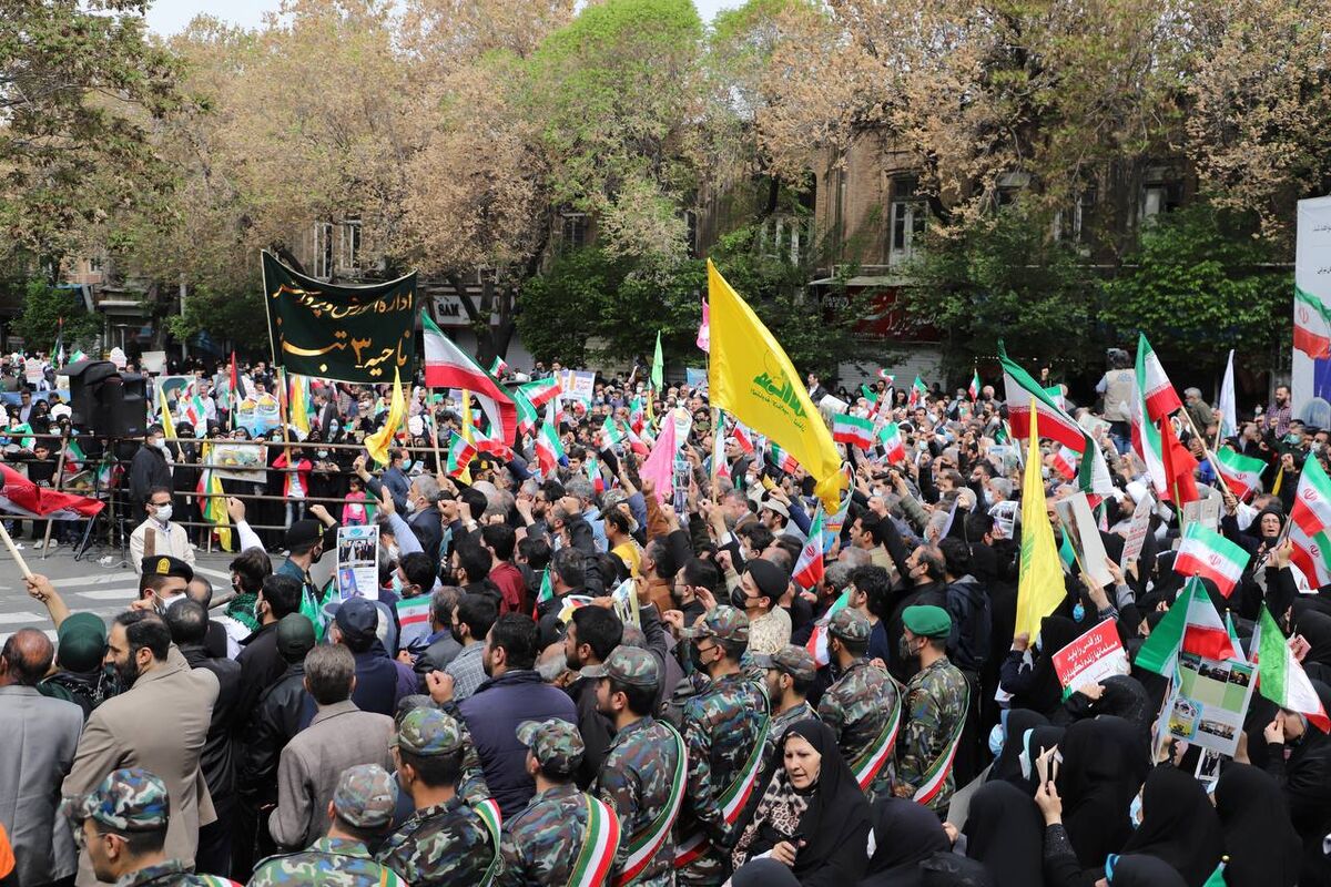 راهپیمایی روز قدس در تبریز
