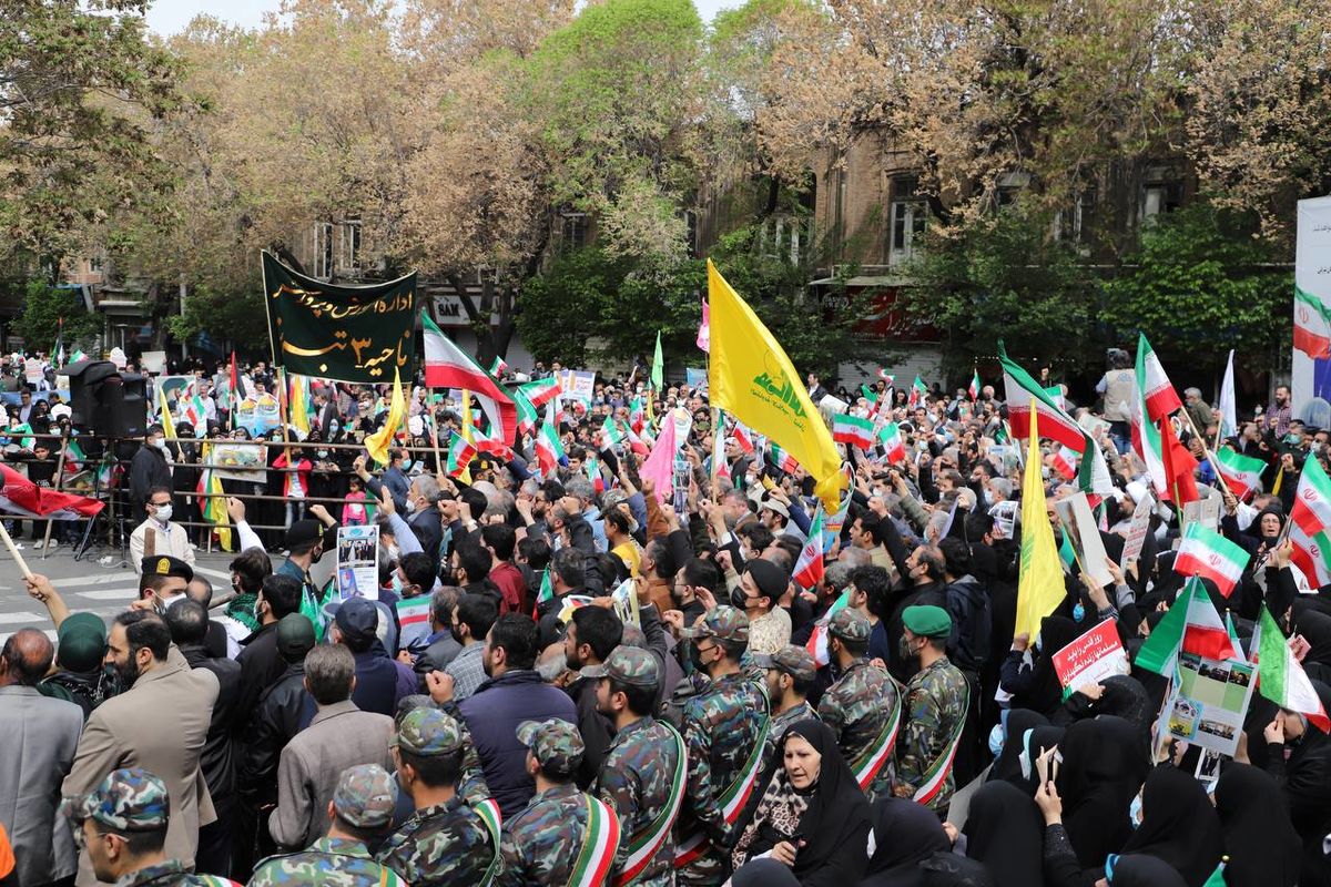 راهپیمایی روز قدس در تبریز