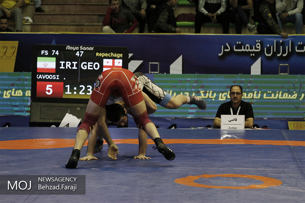 سی و نهمین دوره رقابت‌های بین‌المللی کشتی آزاد جام تختی در کرمانشاه 