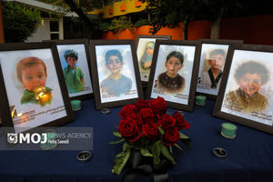 شیرخوارگاه آمنه در سوگ ۴۷ کودک شهید نشست + فیلم