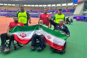 رشید مسجدی در پرتاب وزنه مدال طلا گرفت