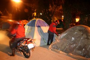 شناسایی و خارج کردن ۷۰ وسیله گرمایشی از چادر مسافران در باغ فدک