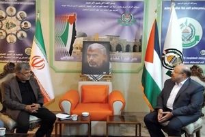 دیدار دبیرکل حزب موتلفه اسلامی با نماینده جنبش حماس