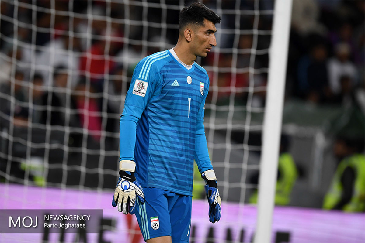 دیدار تیم‌های ملی فوتبال ایران و عمان/علیرضا بیرانوند