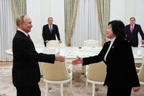 پوتین با وزیر خارجه کره‌شمالی دیدار کرد