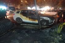 آتش‌سوزی دپوی لوله‌های پلی‌اتیلن در یادگار/ ۴ خودرو و سه منزل آسیب دید