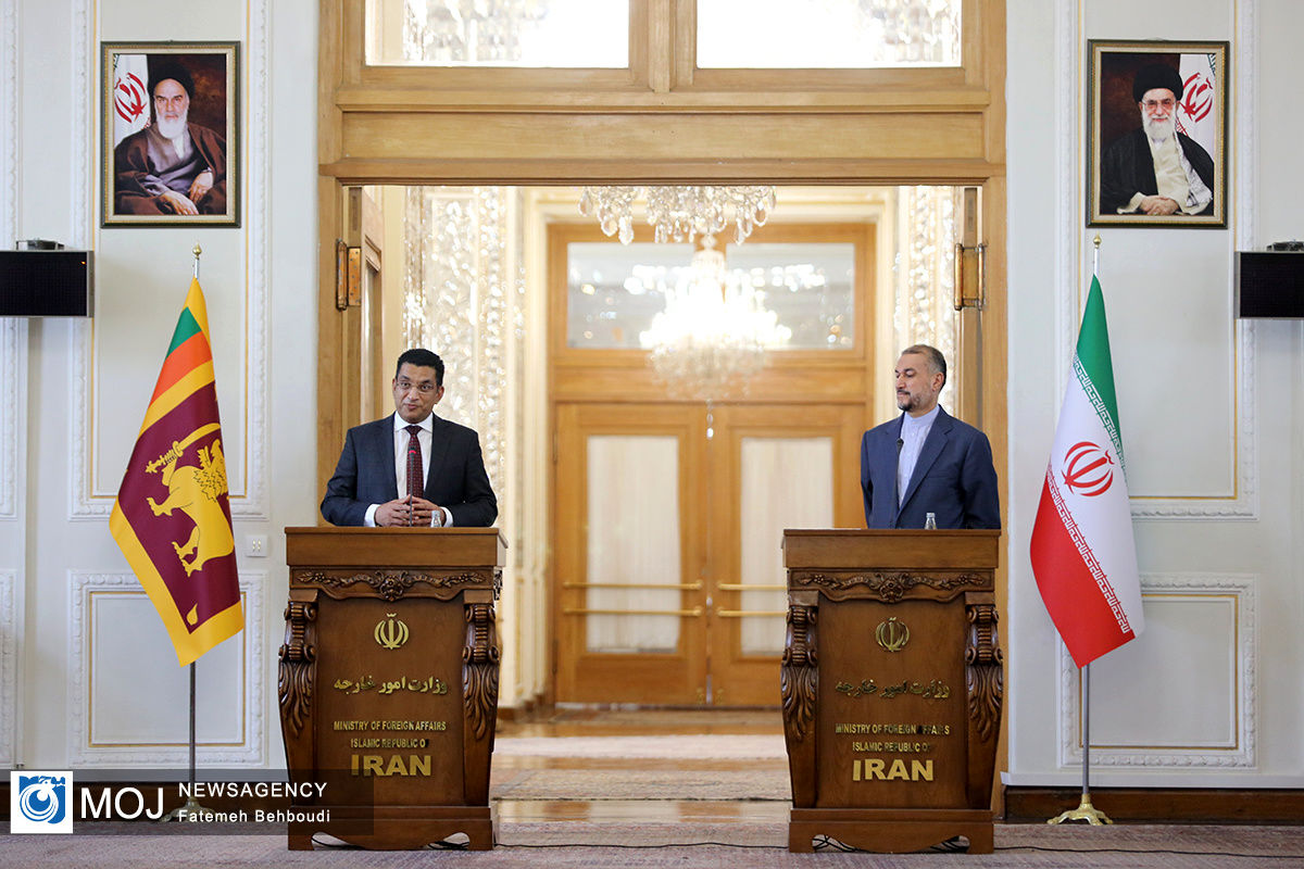 دیدار وزرای امور خارجه ایران و سریلانکا