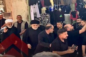 مقتدی صدر به دیدار آیت‌الله سیستانی در نجف رفت