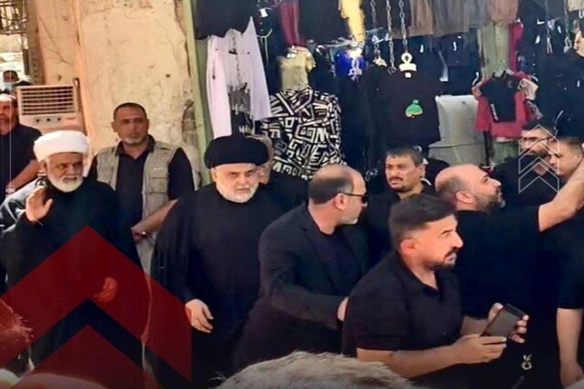مقتدی صدر به دیدار آیت‌الله سیستانی در نجف رفت