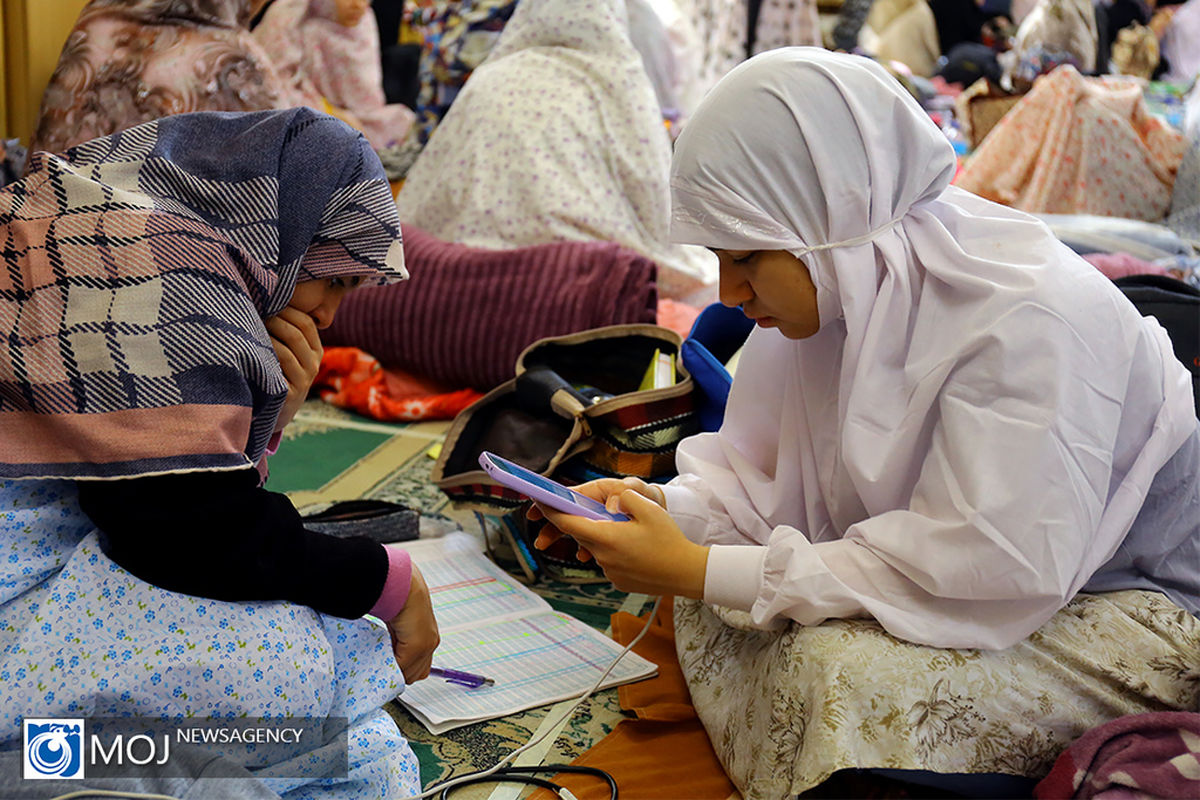 مراسم معنوی اعتکاف دانشجویی مجتمع کوی دانشگاه تهران