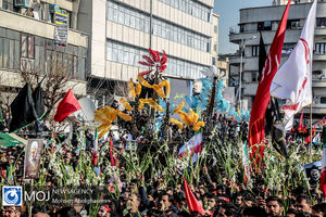 تشییع پیکر سپهبد شهید قاسم سلیمانی در تهران (۲)