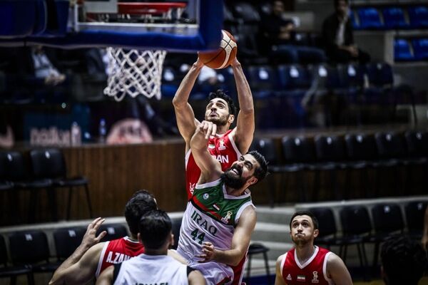 بسکتبال ایران، عراق را ۸۶ بر ۷۱ شکست داد