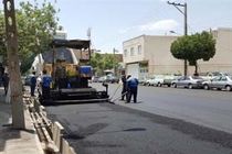 توزیع ۱۰۵ هزار تن آسفالت در سطح معابر و خیابان‌های قم