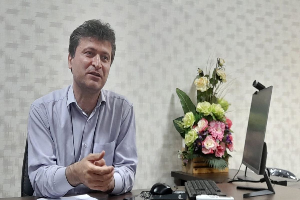 حسین زاده رئیس بیمارستان شهید بهشتی نوشهر