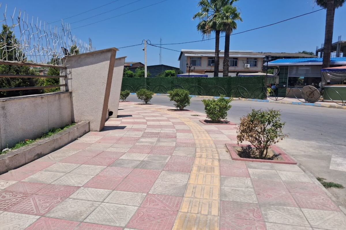 بهسازی پیاده رو سورک