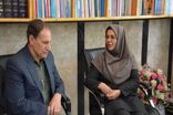 مدیرکل کتابخانه‌های عمومی با سلیمان محبی مدیرکل آموزش وپرورش دیدار کرد