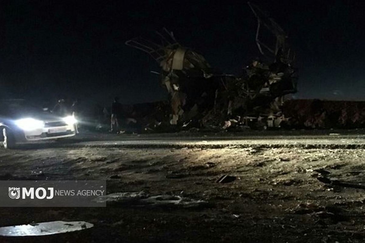 حمله انتحاری به اتوبو.س سپاه زاهدان