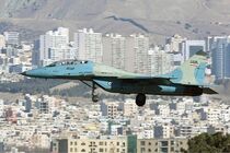 پرواز کم‌نظیر میگ ۲۹ ارتش بر فراز تهران