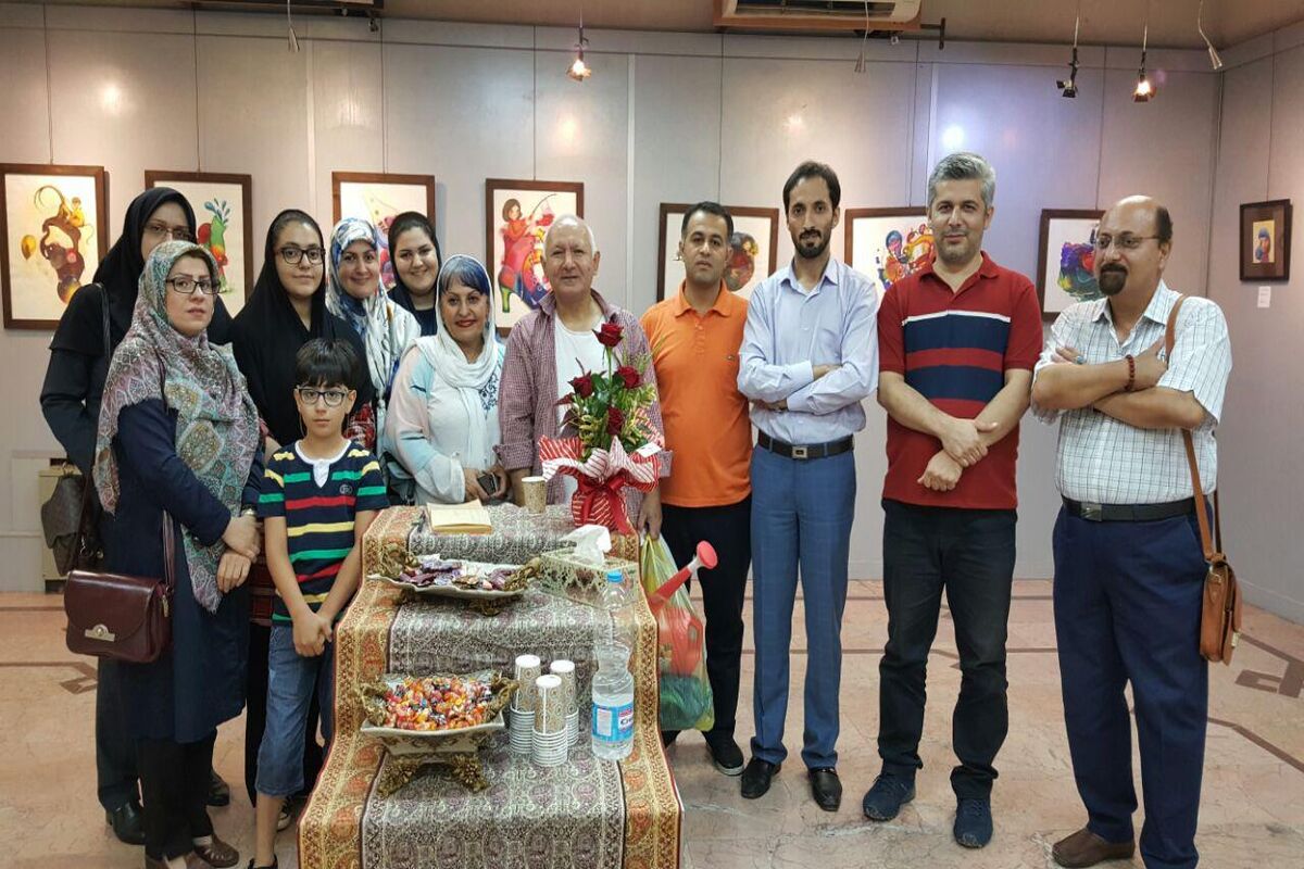 نمایشگاه تصویرسازی آمنه برزگر در رشت