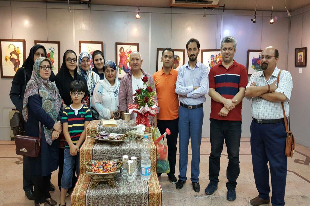 نمایشگاه تصویرسازی آمنه برزگر در رشت