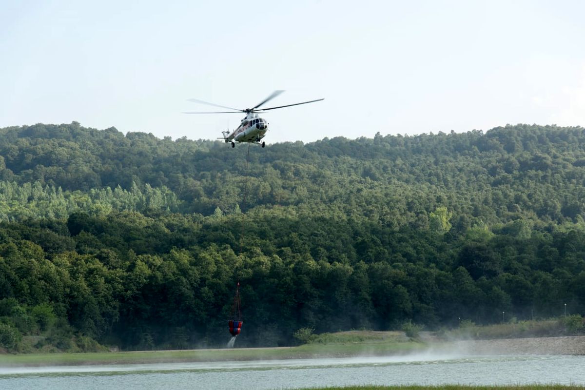 مهار آتش سوزی در سوادکوه مازندران