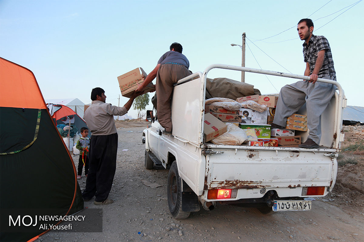 تخریب مدرسه در سرپل ذهاب پس از زلزله