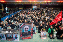 همزمان با شب تاسوعا مراسم سوگ سردار وعده‌های صادق برگزار شد