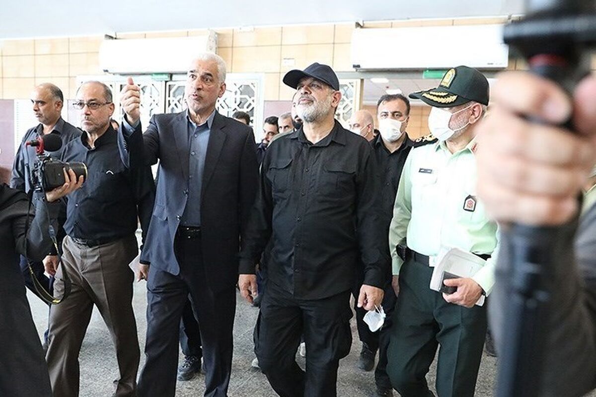 بازدید وزیر کشور از مواکب مرز شلمچه