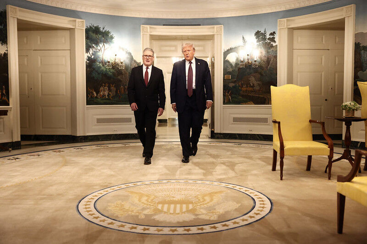  استارمر و ترامپ