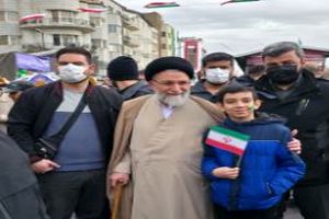 وزیر اطلاعات در راهپیمایی ۲۲ بهمن حضور یافت