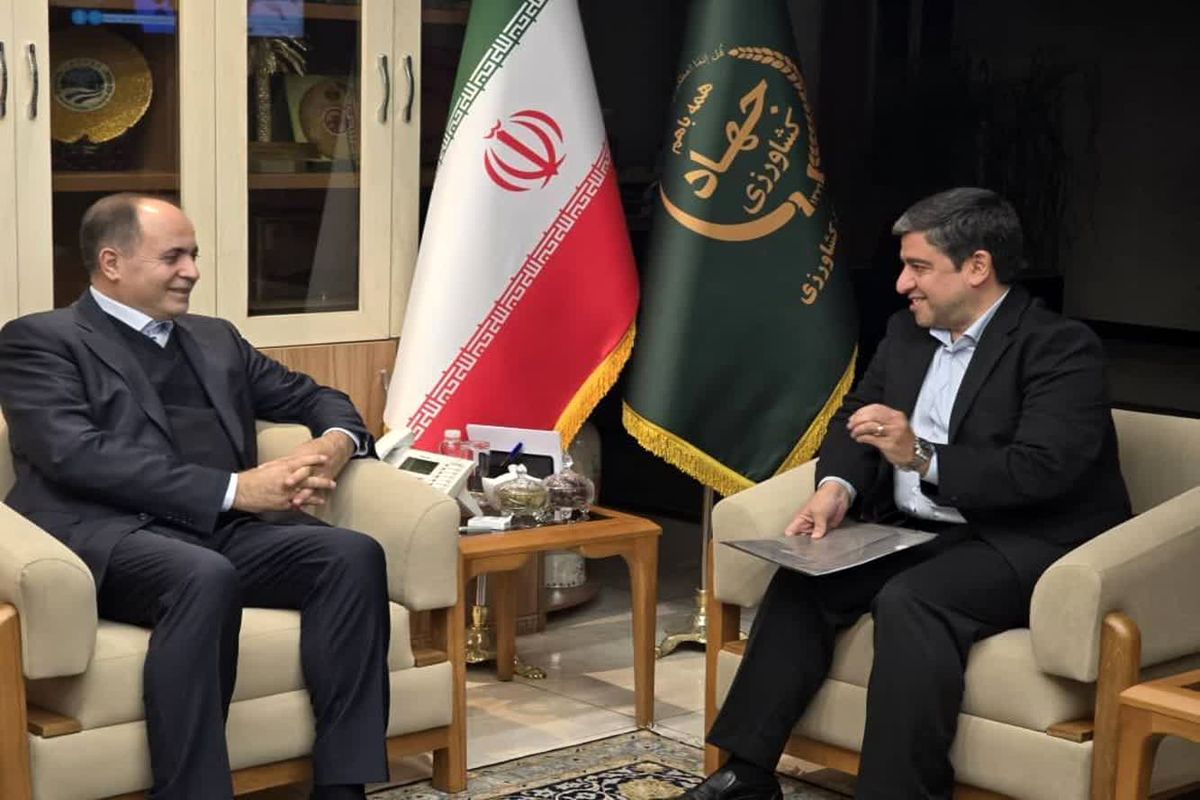 دیدار استاندار با وزیر جهاد کشاورزی