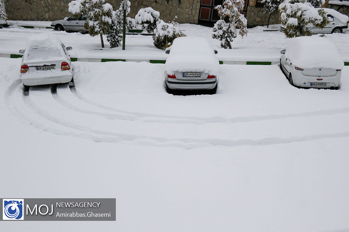 بارش برف پاییزی در تهران