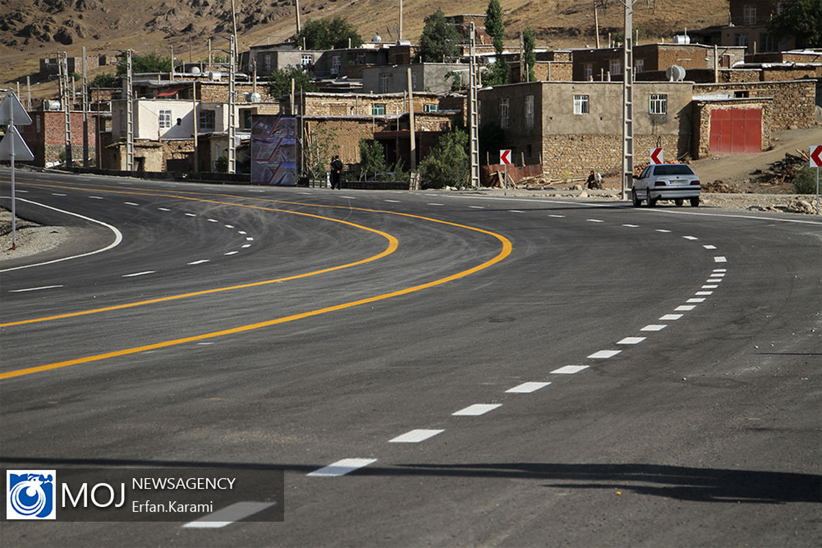 افتتاح جاده جدید سنندج به مریوان