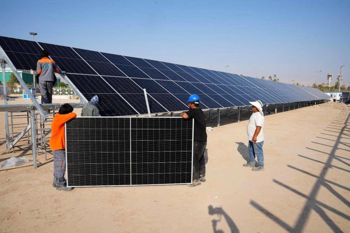 پنل‌های خورشیدی