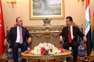 وزیر خارجه ترکیه با مسرور بارزانی دیدار کرد