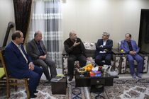 دیدار استاندار گیلان با جانباز سرافراز عملیات کربلای ۵ و۴ 